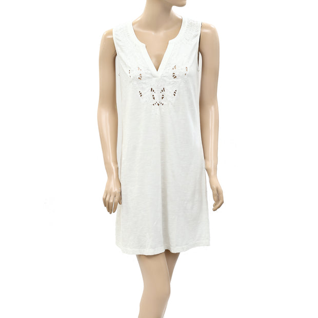Lilly Pulitzer Floral Cutout Embroidered Mini Dress