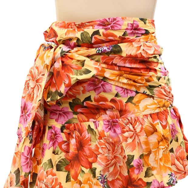 Farm Rio Anthropologie Lia Cover Up Mini Skirt