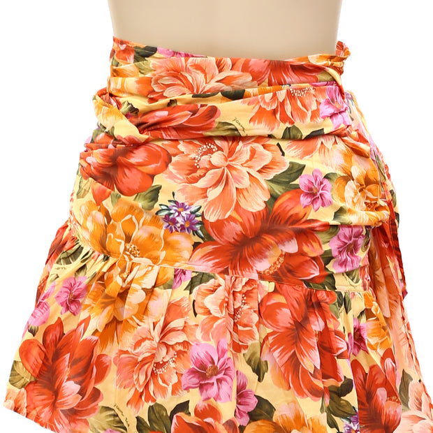 Farm Rio Anthropologie Lia Cover Up Mini Skirt
