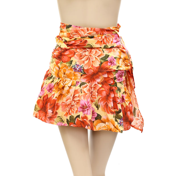 Farm Rio Anthropologie Lia Cover Up Mini Skirt