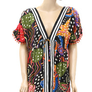 Farm Rio Anthropologie Polka Dot Print Cover-up Midi Dress M