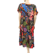 Farm Rio Anthropologie Polka Dot Print Cover-up Midi Dress M