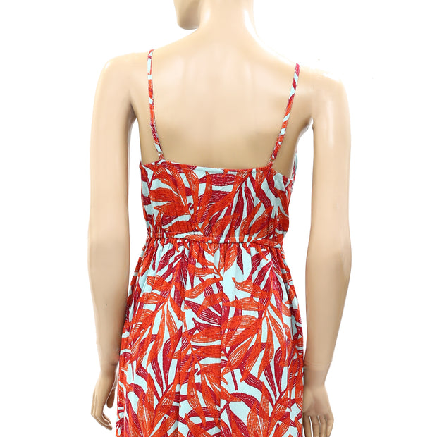 Pour Moi Strappy Tiered Hem Maxi Dress XS