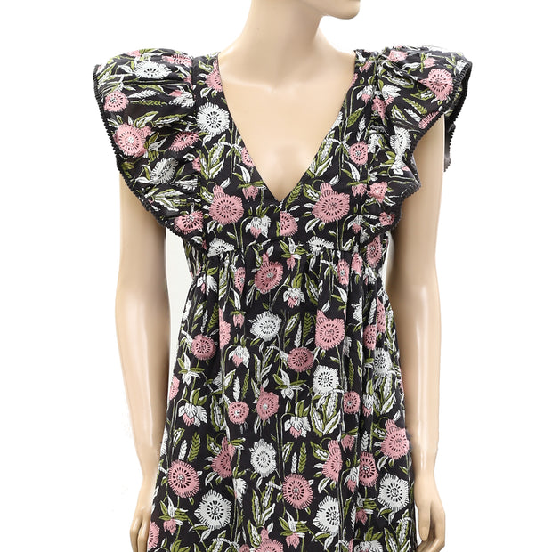 Saylor Anthropologie Floral Darya Maxi Dress
