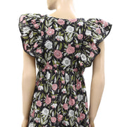 Saylor Anthropologie Floral Darya Maxi Dress