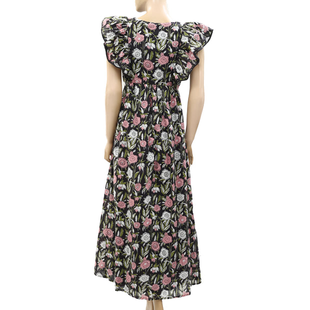 Saylor Anthropologie Floral Darya Maxi Dress