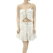 Free People Free-est Zaria Tank Top & Mini Skirt Set