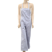 Apiece Apart Solid Denim Overall Jumpsuit S-6