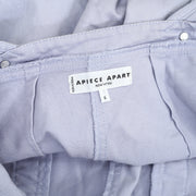 Apiece Apart Solid Denim Overall Jumpsuit S-6