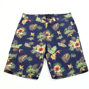 Brinell Printed Cotton Twill Enzyme Washed Shorts Men's