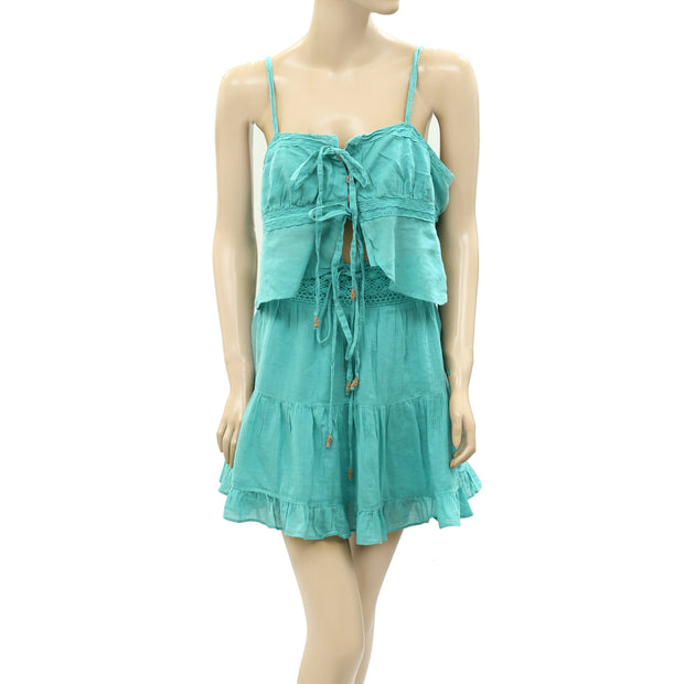Free People Free-est Zaria Tank Top & Mini Skirt Set