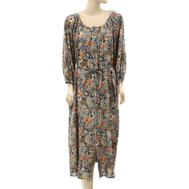 The Great The Shoreline Cover-Up Buttondown Midi Dress S
