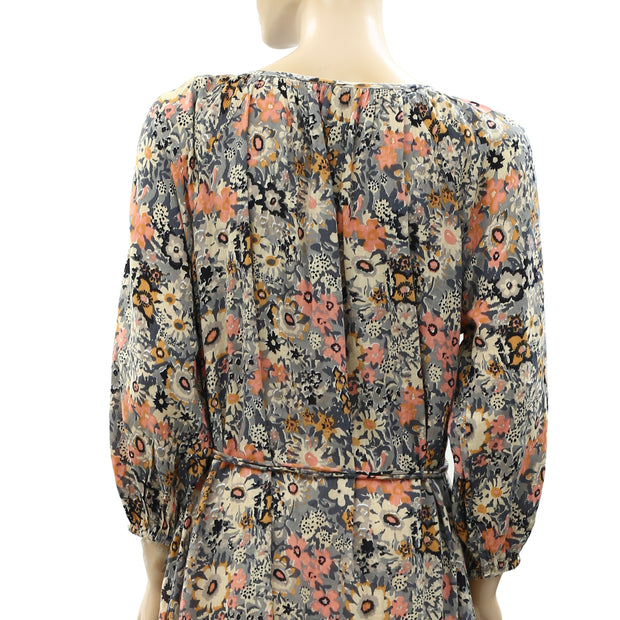 The Great The Shoreline Cover-Up Buttondown Midi Dress S