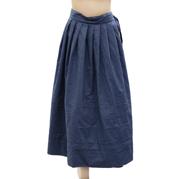 Merlette Aparejo Wrap Midi Skirt