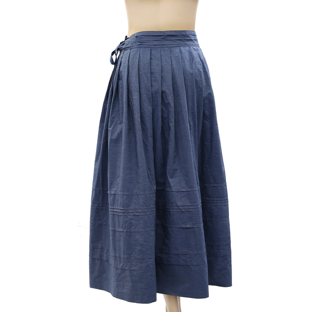 Merlette Aparejo Wrap Midi Skirt