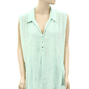 Free People FP One Striped Printed Tunic Tank Top S