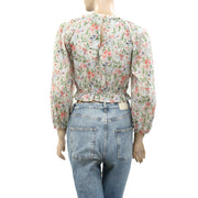 The Great Sweet Meadow Floral Printed Blouse Top S-1