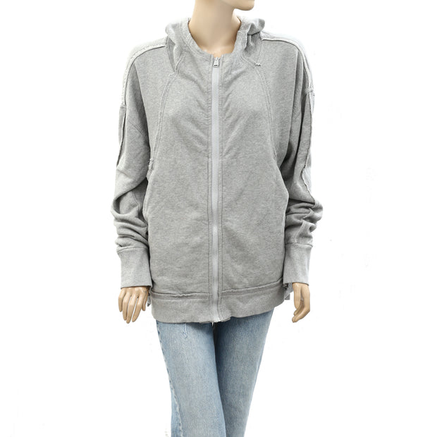 Free People FP Movement Zip-Up Hoodie Jacket Top L