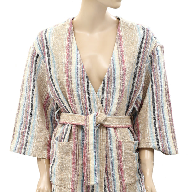 Faherty Mykonos Jacket Surfrider Striped Top M