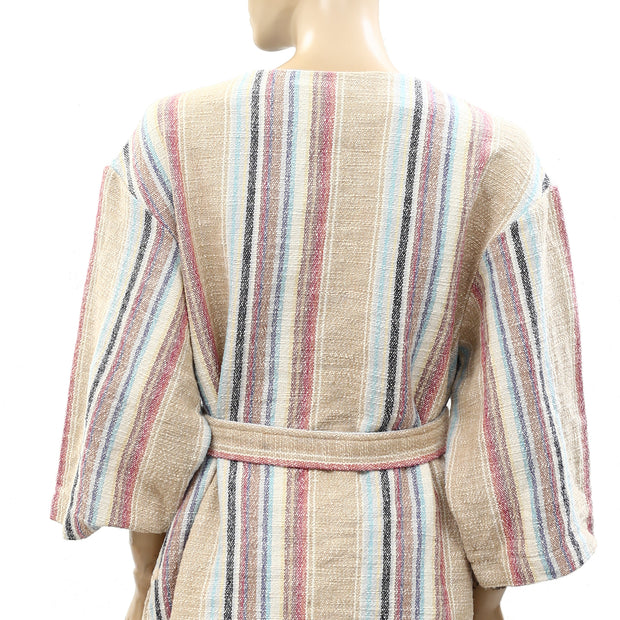 Faherty Mykonos Jacket Surfrider Striped Top M