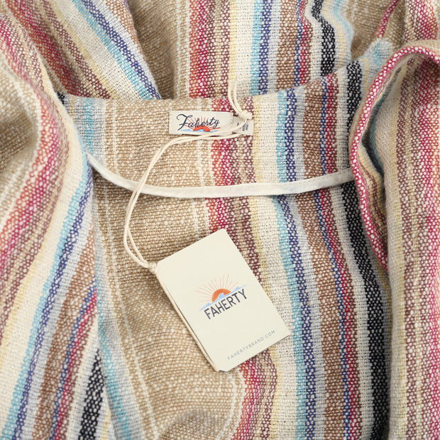 Faherty Mykonos Jacket Surfrider Striped Top M
