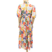 Farm Rio Anthropologie Sand Sunny Daisies Maxi Dress