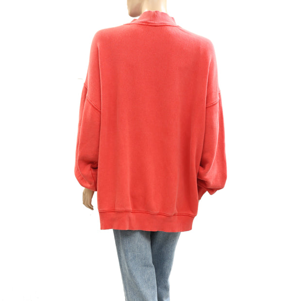 Free People We The Free Zuma Hooded Sweatshirt Top