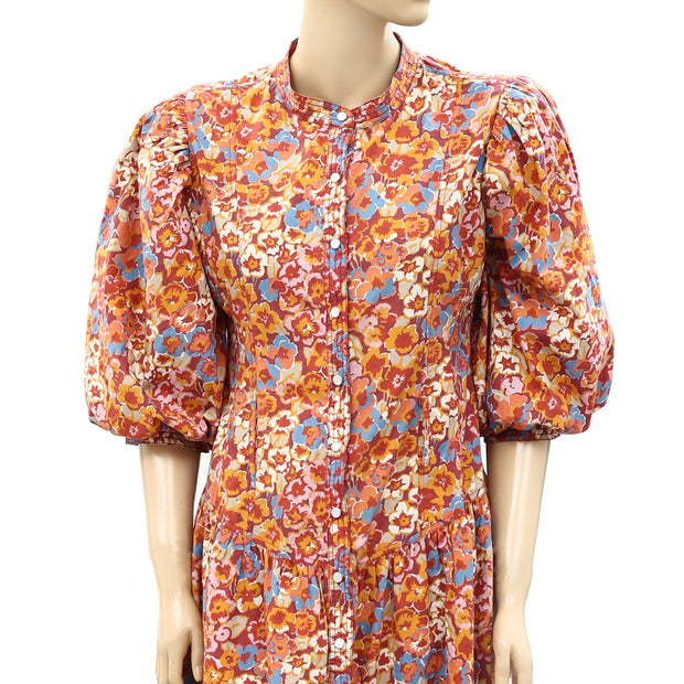 Love The Label Anthropologie Floral Maxi Dress S