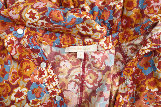 Love The Label Anthropologie Floral Maxi Dress S