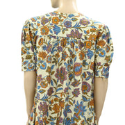 Le Petite Francaise Floral Printed Ruffle Mini Dress M
