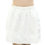 Zadig & Voltaire Striped Lace Mini Skirt S