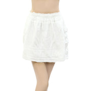 Zadig & Voltaire Striped Lace Mini Skirt S