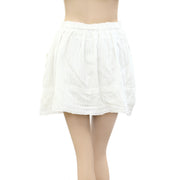 Zadig & Voltaire Striped Lace Mini Skirt S