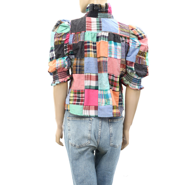 Love The Label Anthropologie Zuri Buttondown Blouse Top S