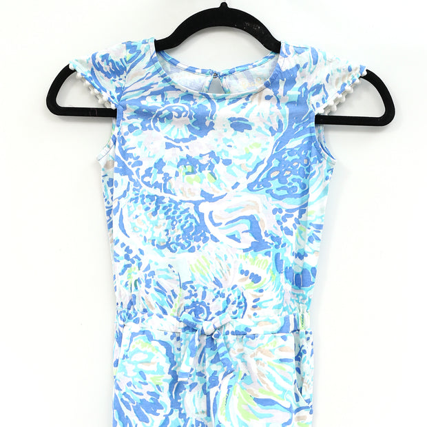 Lilly Pulitzer Girls Printed Kids Jumpsuit Playsuit Dress S 4-5 Years