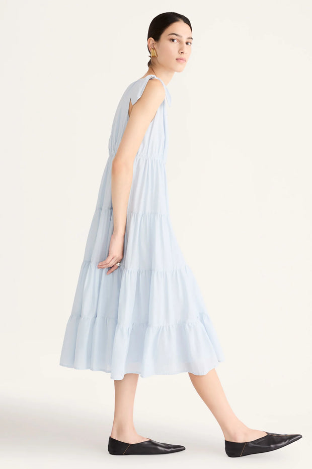Merlette Solid Flor Midi Dress