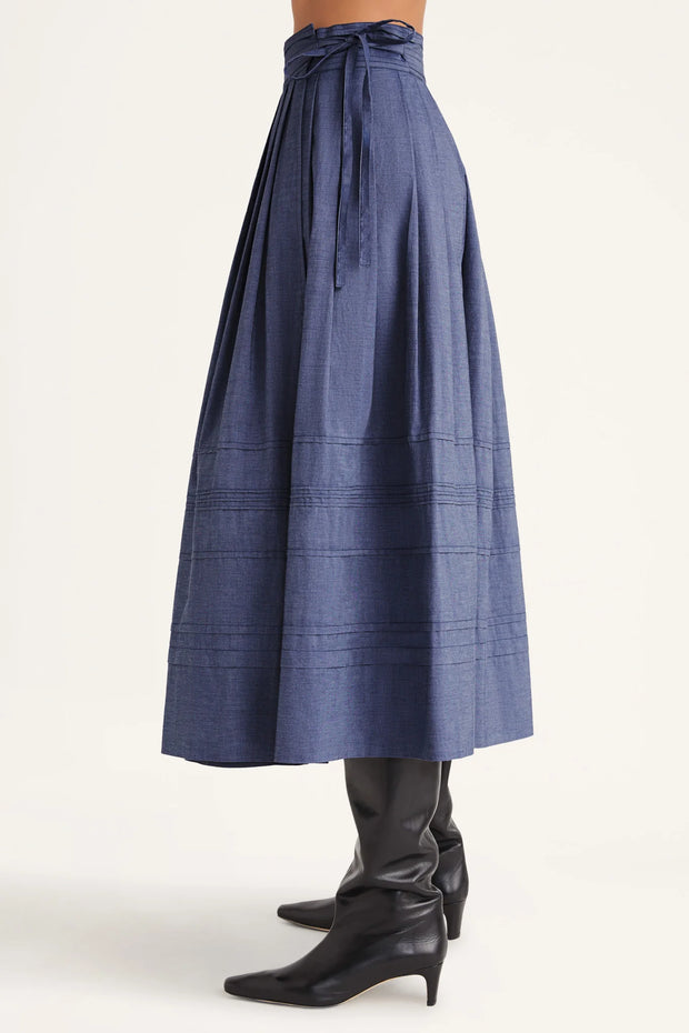 Merlette Aparejo Wrap Midi Skirt
