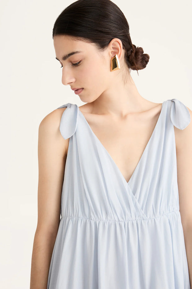 Merlette Solid Flor Midi Dress