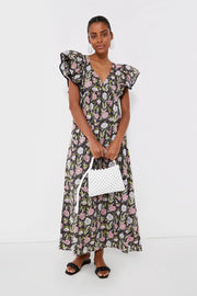 Saylor Anthropologie Floral Darya Maxi Dress