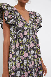 Saylor Anthropologie Floral Darya Maxi Dress