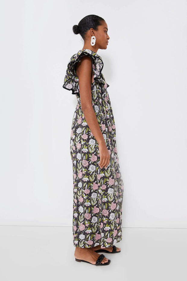 Saylor Anthropologie Floral Darya Maxi Dress