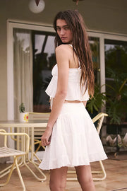 Free People Free-est Zaria Tank Top & Mini Skirt Set