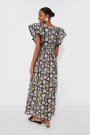 Saylor Anthropologie Floral Darya Maxi Dress