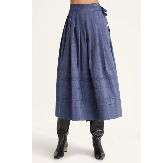 Merlette Aparejo Wrap Midi Skirt