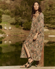 The Great The Shoreline Cover-Up Buttondown Midi Dress S