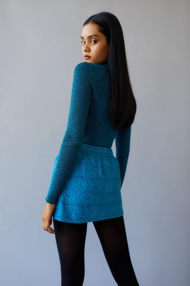 BDG Urban Outfitter Logan Quilted Mini Skirt L