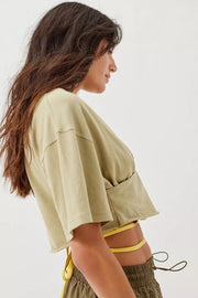 Out From Under Urban Outfitters Clara Wrap Tee Blouse Top