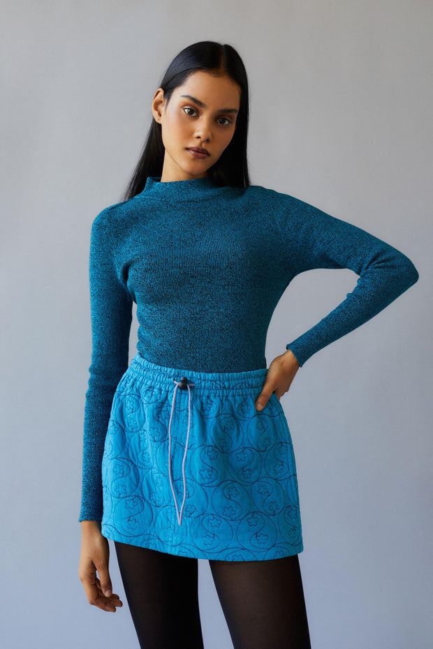 BDG Urban Outfitter Logan Quilted Mini Skirt L