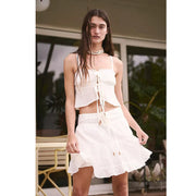 Free People Free-est Zaria Tank Top & Mini Skirt Set
