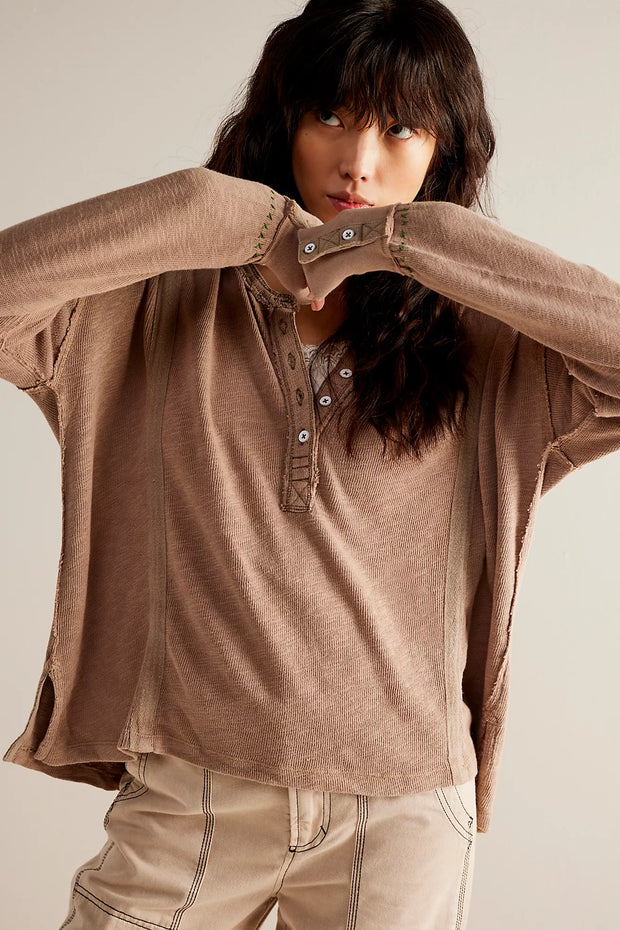 Free People We The Free Taylor Henley Tunic Top